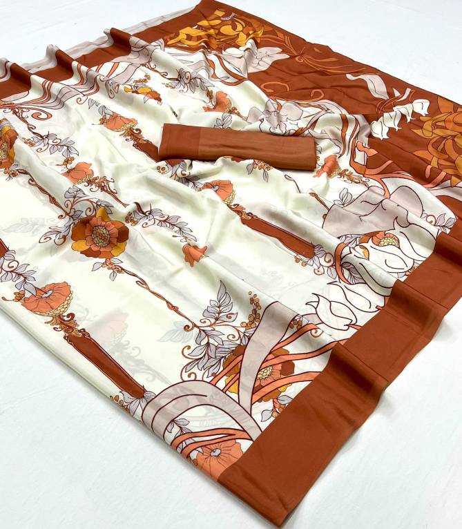 kernias By Rajbeer Crepe Silk Printed Saree Suppliers In India